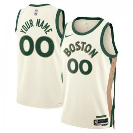 Boston Celtics 2023/24 City Edition Swingman Custom Jersey - White