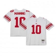 Men's New York Giants Eli Manning Mitchell & Ness White Legacy Replica Jersey