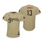 Men's Arizona Diamondbacks Nick Ahmed Gold Serpientes City Connect Jersey