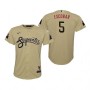 Men's Arizona Diamondbacks Eduardo Escobar Gold Serpientes City Connect Jersey