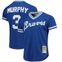 Men's Atlanta Braves Dale Murphy Mitchell & Ness Royal Cooperstown Mesh Batting Practice Jersey