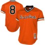 Men's Baltimore Orioles Cal Ripken Jr Mitchell & Ness Orange 1988 Authentic Cooperstown Collection Mesh Batting Practice Jersey