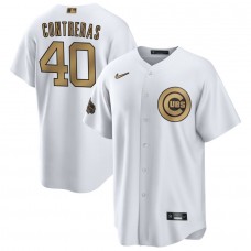 Men's Chicago Cubs Willson Contreras White 2022 MLB All-Star Game Jersey