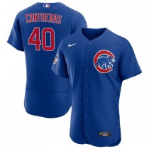 Men's Chicago Cubs Willson Contreras Royal Alternate Authentic Jersey