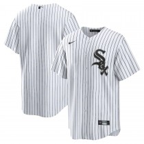 Men's Chicago White Sox White Home Replica Team Jersey