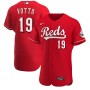 Men's Cincinnati Reds 19 Joey Votto Scarlet Alternate Player Jersey