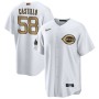 Men's Cincinnati Reds Luis Castillo White 2022 MLB All-Star Game Jersey