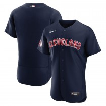 Men's Cleveland Guardians Navy Alternate Authentic Team Jersey