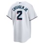 Men's Miami Marlins Jazz Chisholm Jr. White Home Replica Player Jersey