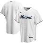 Men's Miami Marlins White Home Replica Team Jersey