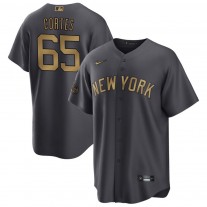 Men's New York Yankees Nestor Cortes Charcoal 2022 MLB All-Star Game Jersey