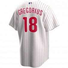 Men's Philadelphia Phillies Didi Gregorius White Home Replica Player Name Jersey