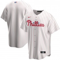 Men's Philadelphia Phillies White Home Replica Team Jersey