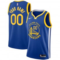 Men's Golden State Warriors Royal Custom Swingman Jersey - Icon Edition