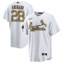 Men's St. Louis Cardinals Nolan Arenado White 2022 MLB All-Star Game Jersey