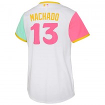 Youth San Diego Padres Manny Machado White 2022 City Connect Replica Player Jersey